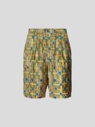 Marni Shorts mit Allover-Muster in Gruen, Größe 46