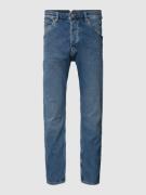 GABBA Slim Fit Jeans mit Knopfleiste Modell 'Alex' in Jeansblau, Größe...