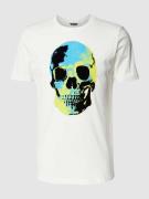 Antony Morato T-Shirt mit Motiv-Print in Offwhite, Größe L