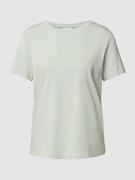 comma Casual Identity T-Shirt mit Rundhalsausschnitt in Mint, Größe 34