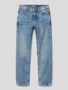 s.Oliver RED LABEL Jeans im Used-Look in Blau, Größe 164