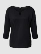 s.Oliver RED LABEL T-Shirt mit Rundhalsausschnitt in Black, Größe 32-3...