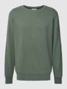 Mazine Sweatshirt mit Label-Stitching Modell 'Burwood' in Gruen, Größe...
