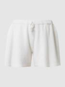 Chiara Fiorini Shorts mit Baumwoll-Anteil in Offwhite, Größe S