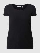 Rich & Royal T-Shirt aus Bio-Baumwolle in Black, Größe XS