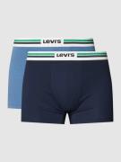 Levi's® Trunks mit elastischem Logo-Bund in Blau, Größe S