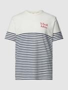 MC2 Saint Barth T-Shirt mit Label-Stitching Modell 'PORTOFINO' in Weis...