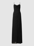 TROYDEN COLLECTION Abendkleid mit Wasserfall-Ausschnitt in Black, Größ...