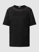 Loavies T-Shirt mit Ziersteinbesatz Modell 'DIAMONDS AND SILVER' in Bl...