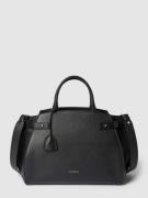 Coccinelle Tote Bag aus Leder mit Label-Detail Modell 'KLICHE' in Blac...