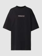 Karo Kauer Oversized T-Shirt mit Rundhalsausschnitt in Black, Größe XS