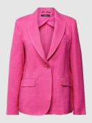 Weekend Max Mara Blazer mit Pattentaschen Modell 'NALUT' in Fuchsia, G...