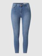 Review Skinny Fit Jeans mit Destroyed-Effekten in Blau, Größe 27L