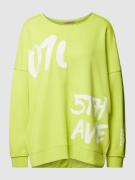 Smith and Soul Oversized Sweatshirt mit Statement-Print in Neon Gelb, ...