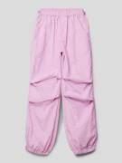 s.Oliver RED LABEL Stoffhose mit elastischem Bund in Pink, Größe 140