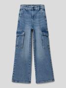s.Oliver RED LABEL Jeans mit Cargotaschen in Blau, Größe 170