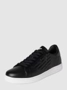 EA7 Emporio Armani Sneaker mit Label-Details in Black, Größe 41
