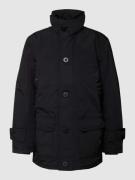 Wellensteyn Jacke mit Label-Patch Modell 'JAGURO' in Black, Größe XL