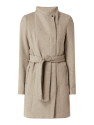 Vero Moda Outdoor Mantel mit Wattierung in Taupe Melange, Größe XL