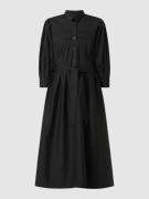 (The Mercer) N.Y. Kleid mit Taillengürtel in Black, Größe 38