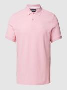 Barbour Slim Fit Poloshirt mit Label-Stitching in Pink, Größe S
