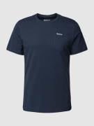 Barbour T-Shirt mit Brusttasche Modell 'Langdon' in Bleu, Größe XL