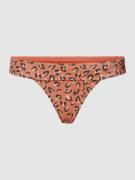 Billabong Bikini-Slip mit Allover-Muster in Orange, Größe XS