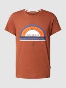 Blend T-Shirt mit Label-Print in Hazel, Größe S