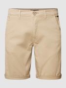 Blend Chino-Shorts mit französischen Eingrifftaschen in Beige, Größe S