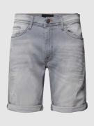 Blend Slim Fit Jeansshorts im 5-Pocket-Design in Hellgrau, Größe L