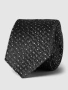 BOSS Krawatte aus Seide mit Allover-Muster in Weiss, Größe One Size