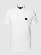 BOSS Poloshirt mit Label-Details Modell 'Parlay' in Weiss, Größe S