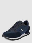 BOSS Sneaker mit Label-Applikation Modell 'PARKOUR' in Marine, Größe 4...
