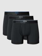 BOSS Trunks mit Logo-Bund Modell 'Boxer' in Black, Größe XS