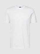 BOSS T-Shirt mit Strukturmuster Modell 'Tiburt' in Weiss, Größe L