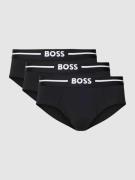 BOSS Slip mit Label-Bund im 3er-Pack in Black, Größe S