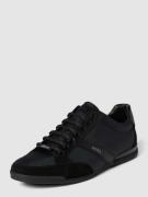 BOSS Sneaker aus Leder-Mix in Black, Größe 40