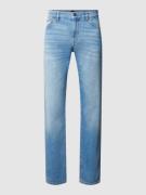 BOSS Regular Fit Jeans im 5-Pocket-Design Modell 'Maine' in Bleu, Größ...