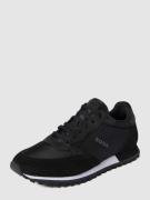 BOSS Sneaker mit Kontraststreifen in Black, Größe 44