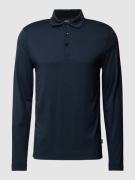 BOSS Regular Fit Poloshirt in langärmeligem Design Modell 'Pleins' in ...