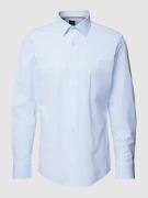 BOSS Business-Hemd mit Allover-Muster in Bleu, Größe 38