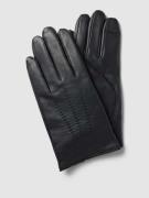 BOSS Handschuhe aus Lammleder Modell 'Hainz' in Marine, Größe 8,5