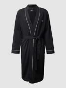 BOSS Bademantel mit Kontraststreifen Modell 'Kimono BM' in Black, Größ...