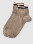 BOSS Socken mit Kontraststreifen im 2er-Pack in Sand, Größe 43/46