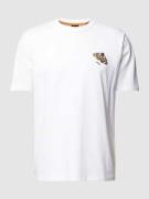BOSS Orange T-Shirt mit Motiv-Print Modell 'Butterfly' in Weiss, Größe...