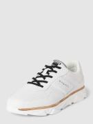 bugatti Sneaker mit Label-Detail Modell 'Lima' in Weiss, Größe 45