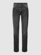 bugatti Modern Fit Jeans mit Stretch-Anteil in Silber, Größe 32/34