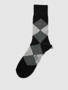 Burlington Socken mit Allover-Muster Modell 'Clyde' in Black, Größe 40...