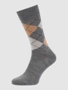 Burlington Socken aus Schurwollmischung Modell 'Edinburgh' in Mittelgr...