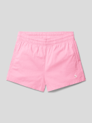 CHAMPION Shorts mit Logo-Print in Pink, Größe 164